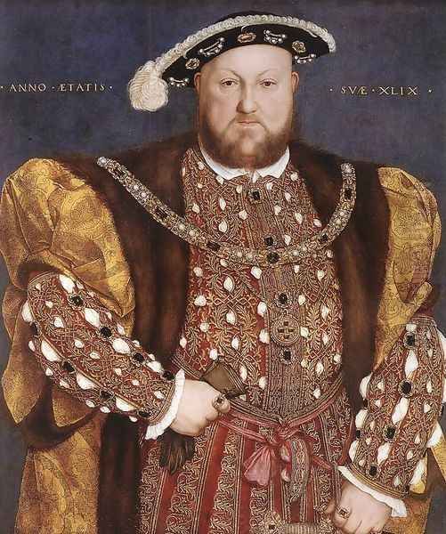 Portrait of Henry VIII 1540 Oil Painting by Hans Holbein the Younger