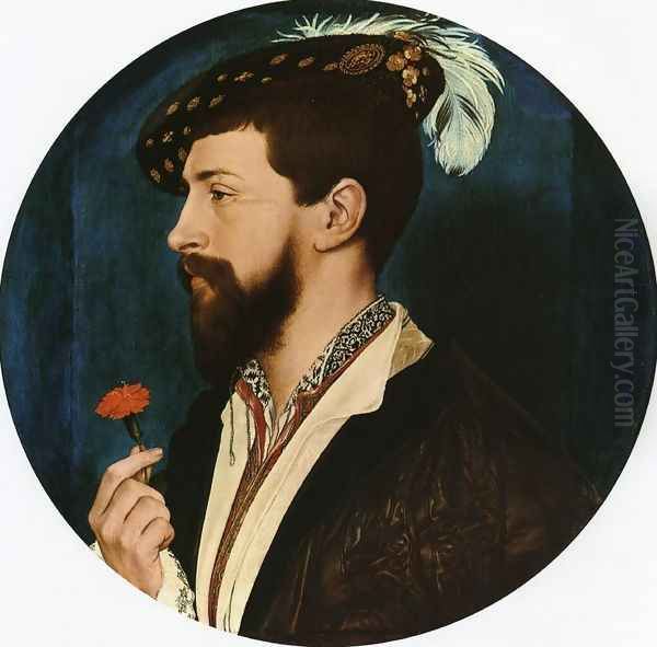 Portrait of Simon George 1536-37 Oil Painting by Hans Holbein the Younger