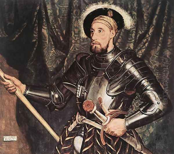 Portrait of Sir Nicholas Carew 1532-33 Oil Painting by Hans Holbein the Younger