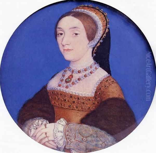 Portrait of an Unknown Lady c. 1541 Oil Painting by Hans Holbein the Younger