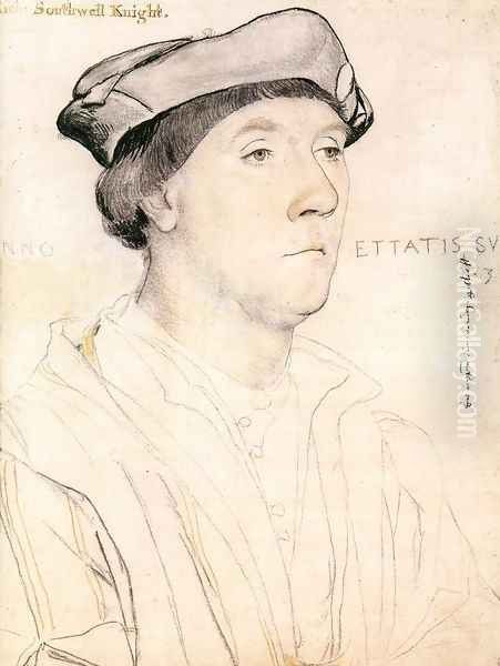 Portrait of Sir Richard Southwell c. 1537 Oil Painting by Hans Holbein the Younger