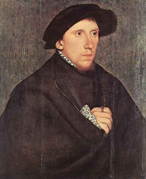 Portrait of Henry Howard, the Earl of Surrey 1541-43 Oil Painting by Hans Holbein the Younger