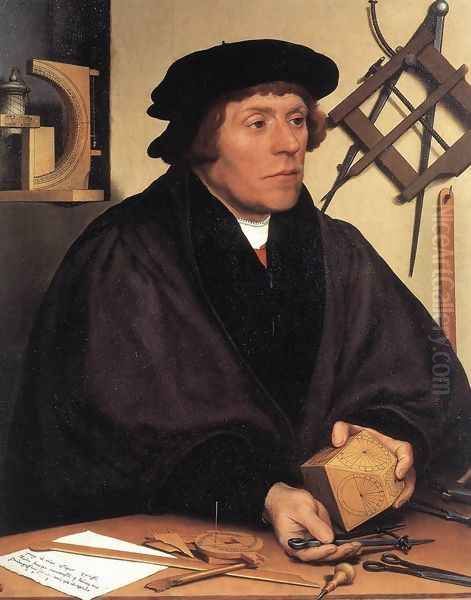 Portrait of Nikolaus Kratzer 1528 Oil Painting by Hans Holbein the Younger