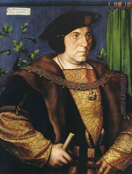 Portrait of Sir Henry Guildford 1527 Oil Painting by Hans Holbein the Younger