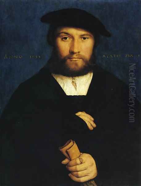 Portrait of a Member of the Wedigh Family 1533 Oil Painting by Hans Holbein the Younger