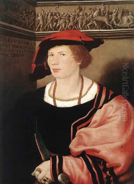 Portrait of Benedikt von Hertenstein 1517 Oil Painting by Hans Holbein the Younger