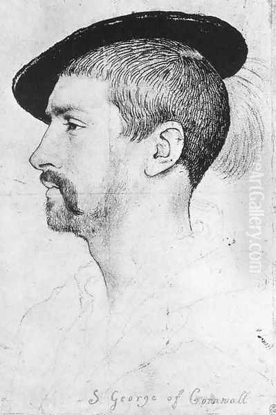 Simon George of Quocote 1536 Oil Painting by Hans Holbein the Younger