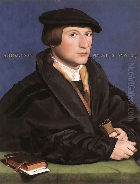 Portrait of a Member of the Wedigh Family 1532 Oil Painting by Hans Holbein the Younger