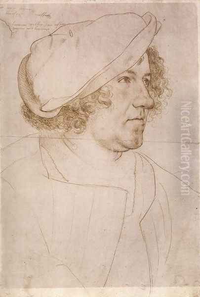 Portrait of Jakob Meyer zum Hasen 1516 Oil Painting by Hans Holbein the Younger