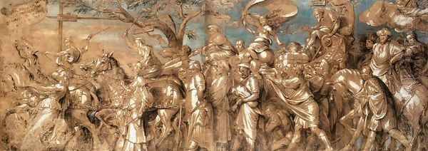 The Triumph of Riches Oil Painting by Hans Holbein the Younger