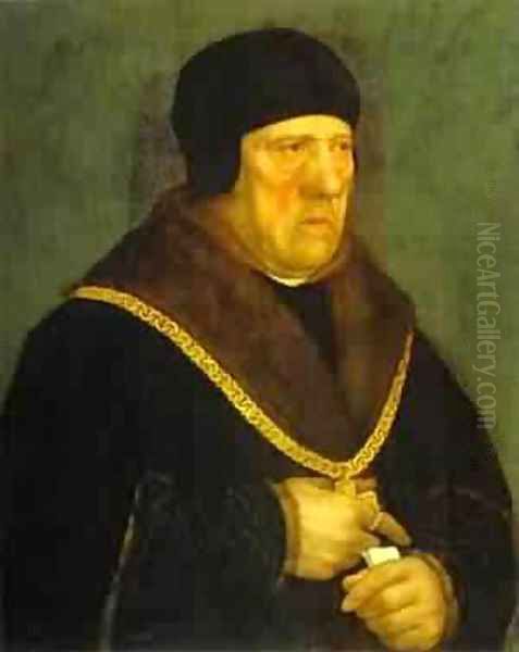 Portrait Of Sir Henry Wyatt Oil Painting by Hans Holbein the Younger