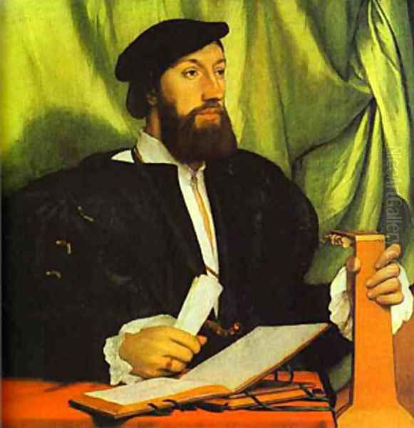 Portrait Of Sir Thomas More 1527 Oil Painting by Hans Holbein the Younger