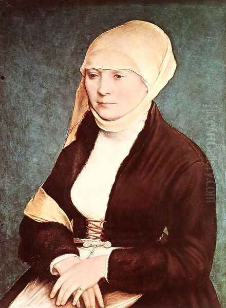 Portrait of the Artist's Wife () Oil Painting by Hans Holbein the Younger