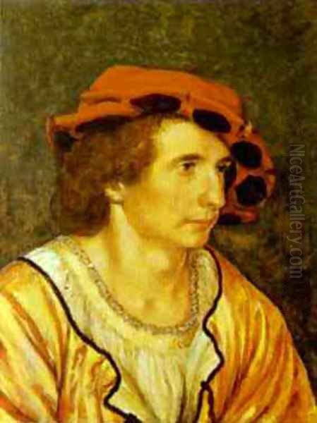 Portrait Of A Man Supposedly Anton The Good Duke Of Lorraine Oil Painting by Hans Holbein the Younger