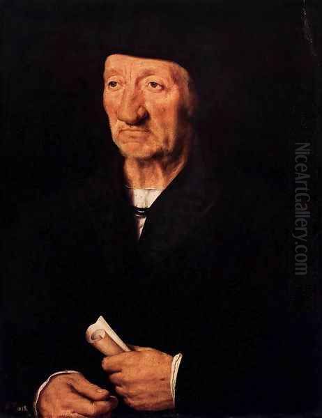 Portrait of an Old Man Oil Painting by Hans Holbein the Younger