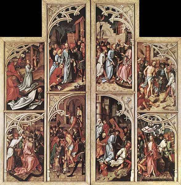 Wings of the Kaisheim Altarpiece 1502 Oil Painting by Hans, The Elder Holbein