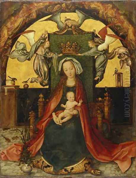 Madonna and Child Oil Painting by Hans, The Elder Holbein