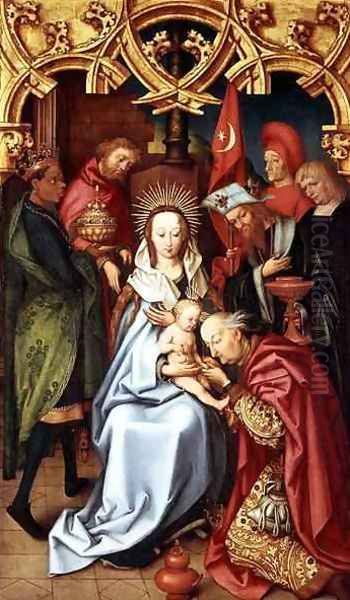 Adoration of the Magi Oil Painting by Hans, The Elder Holbein