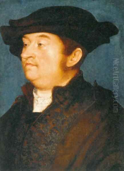 Portrait of a Man Oil Painting by Hans, The Elder Holbein