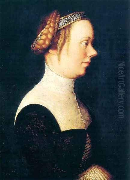 Portrait of a Woman Oil Painting by Hans, The Elder Holbein