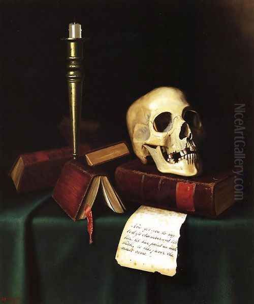 To this Favor - A Thought from Shakespeare Oil Painting by William Michael Harnett