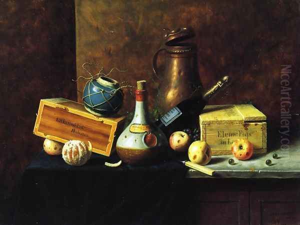 Still Life IV Oil Painting by William Michael Harnett