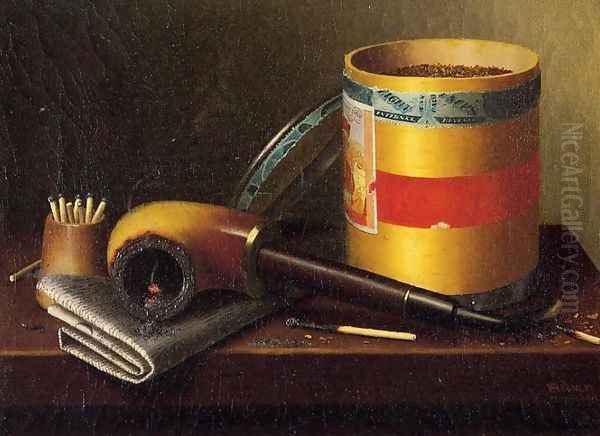 Still Life Oil Painting by William Michael Harnett