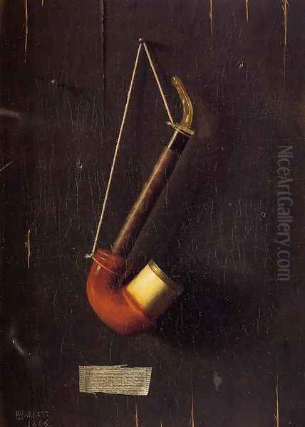 The Meerschaum Oil Painting by William Michael Harnett