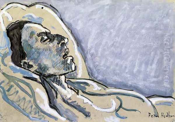 The Dying Valentine Gode Darel Oil Painting by Ferdinand Hodler