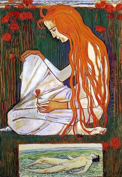 The Dream Oil Painting by Ferdinand Hodler