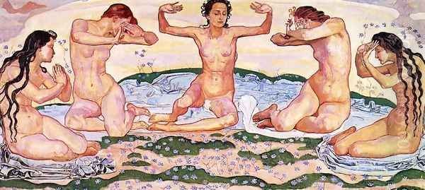 Day Oil Painting by Ferdinand Hodler