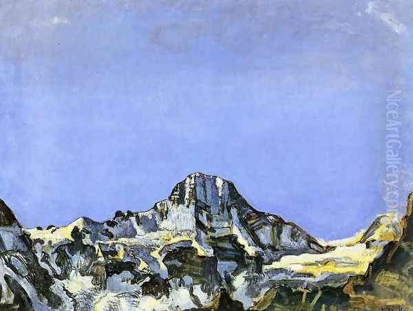 The Breithorn Oil Painting by Ferdinand Hodler