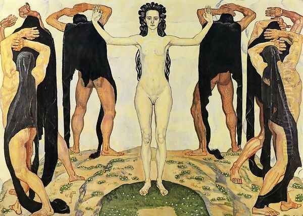 Truth (II) Oil Painting by Ferdinand Hodler