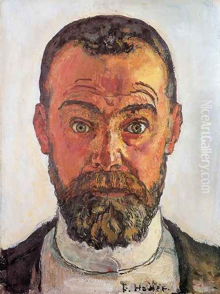 Self Portrait3 Oil Painting by Ferdinand Hodler