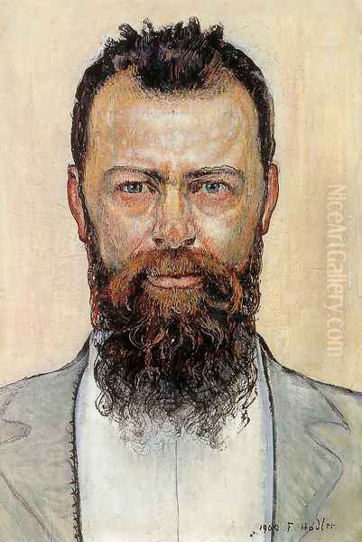 Self Portrait4 Oil Painting by Ferdinand Hodler