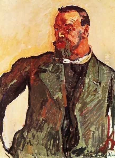 Self Portrait2 Oil Painting by Ferdinand Hodler