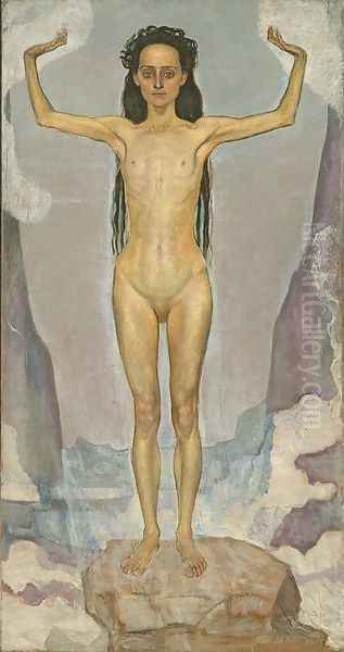 Day (Truth) Oil Painting by Ferdinand Hodler