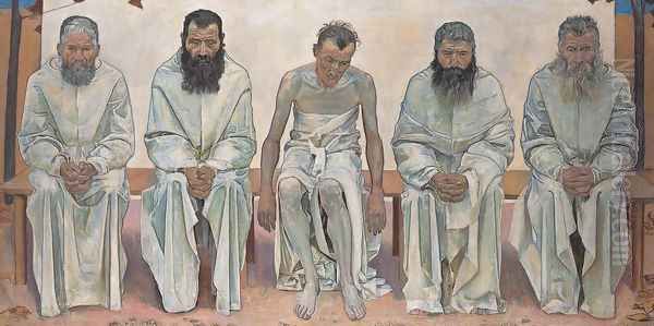 Tired of Life Oil Painting by Ferdinand Hodler