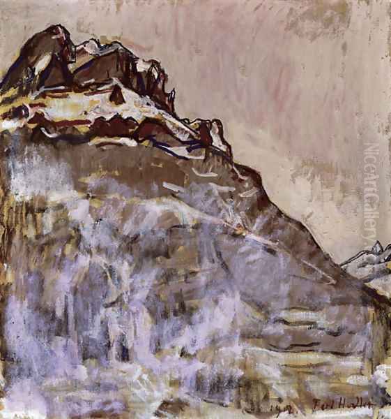 Mettenberg, 1912 Oil Painting by Ferdinand Hodler