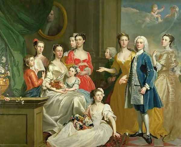 The Family of Eldred Lancelot Lee Oil Painting by Joseph Highmore