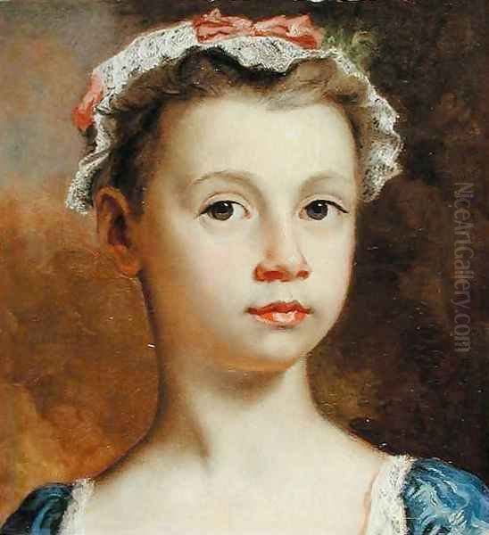 Sketch of a Young Girl Oil Painting by Joseph Highmore