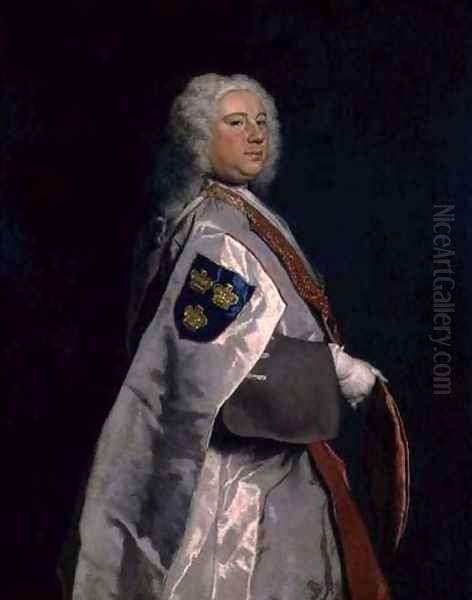 Samuel Booth Messenger of the Order of Bath Oil Painting by Joseph Highmore