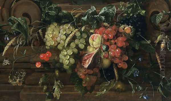 Still-Life 1653 Oil Painting by Jan Davidsz. De Heem