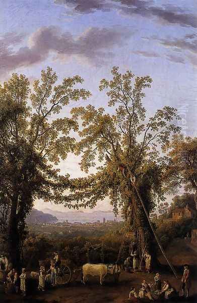 Autumn c. 1784 Oil Painting by Jacob Philipp Hackert