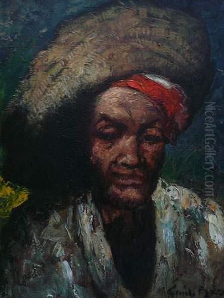  Portrait D'homme  Oil Painting by Emile Baes