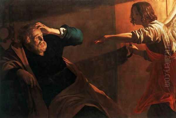 The Liberation of St Peter Oil Painting by Gerrit Van Honthorst