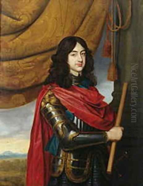 Charles II Oil Painting by Gerrit Van Honthorst