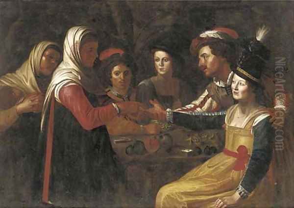 The Fortune Teller Oil Painting by Gerrit Van Honthorst