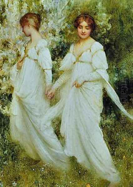 Innocence Oil Painting by Arthur Hacker