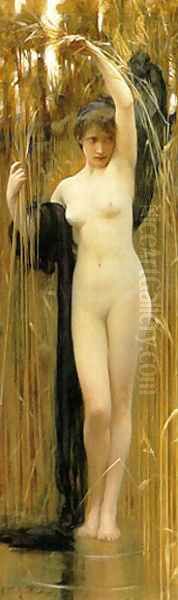 The Sryinx Oil Painting by Arthur Hacker